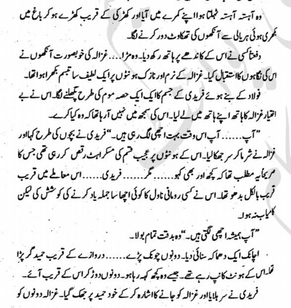 Faridi & Ghazala "Romance" Scene